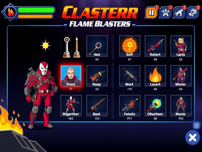 Flame Blasters strategy guide illustration