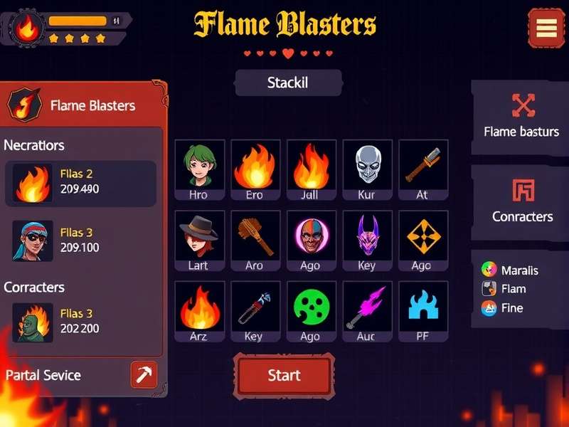 Flame Blasters gameplay screenshot